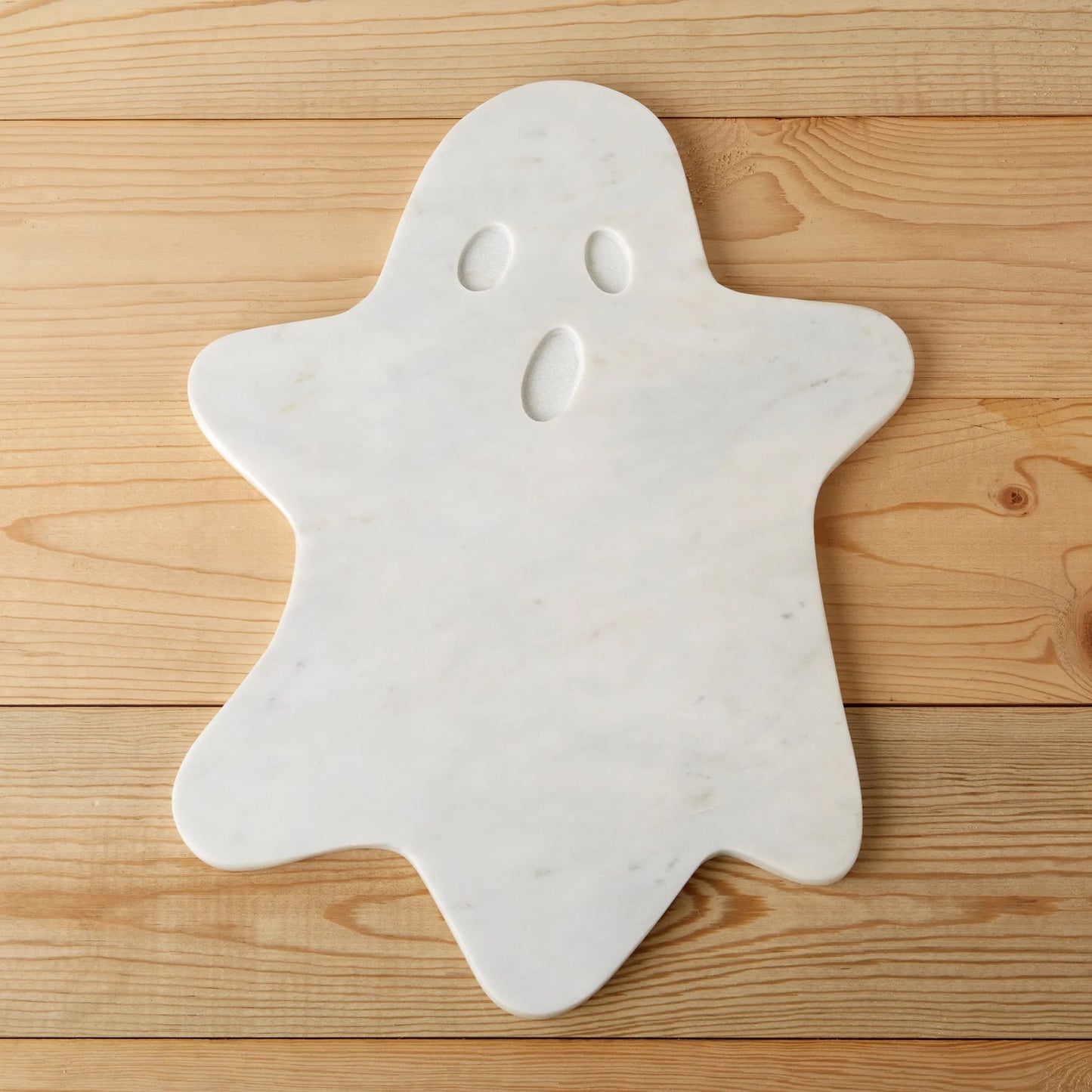 White Marble Ghost Coasters, Set of 4