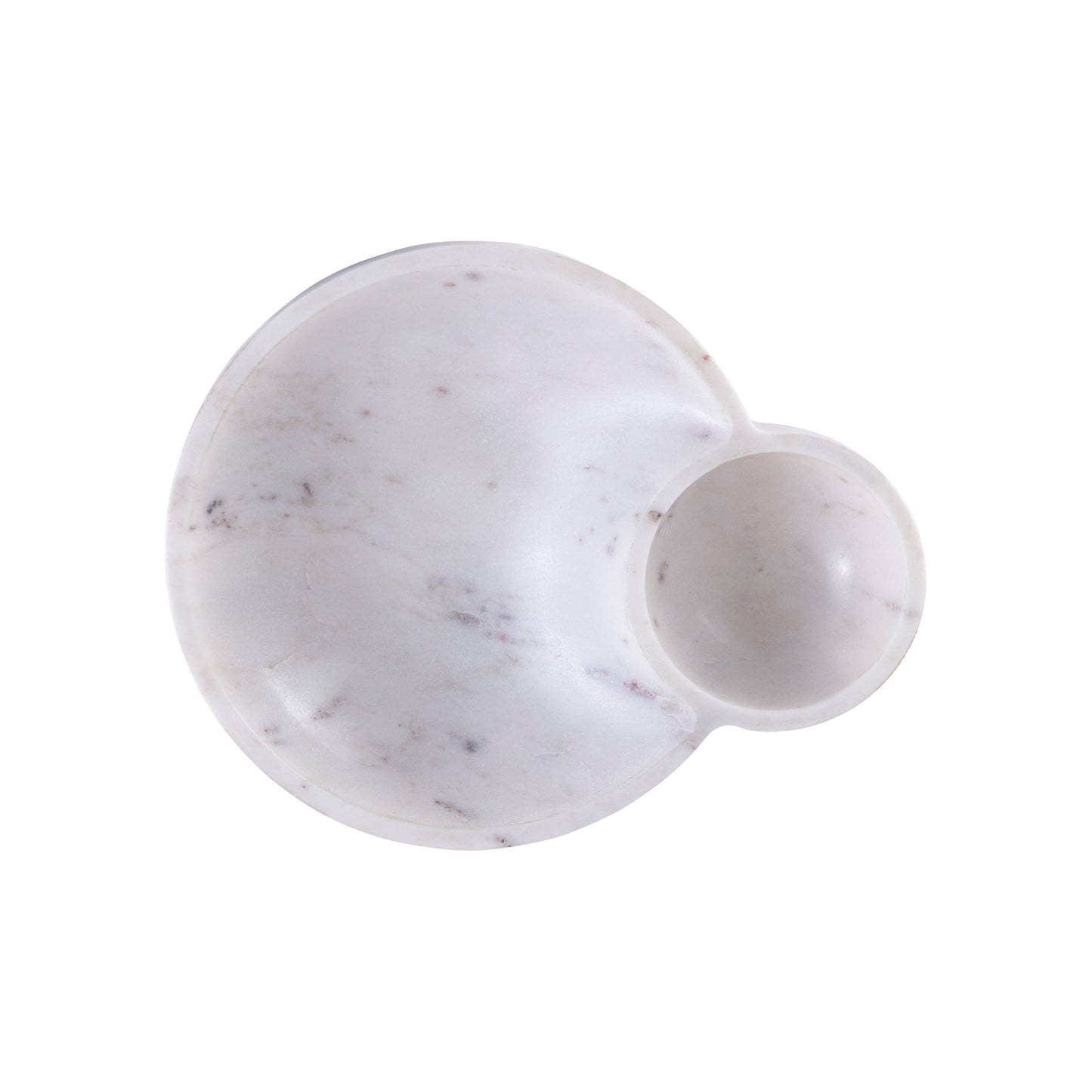 Dip Bowl Platter White Marble