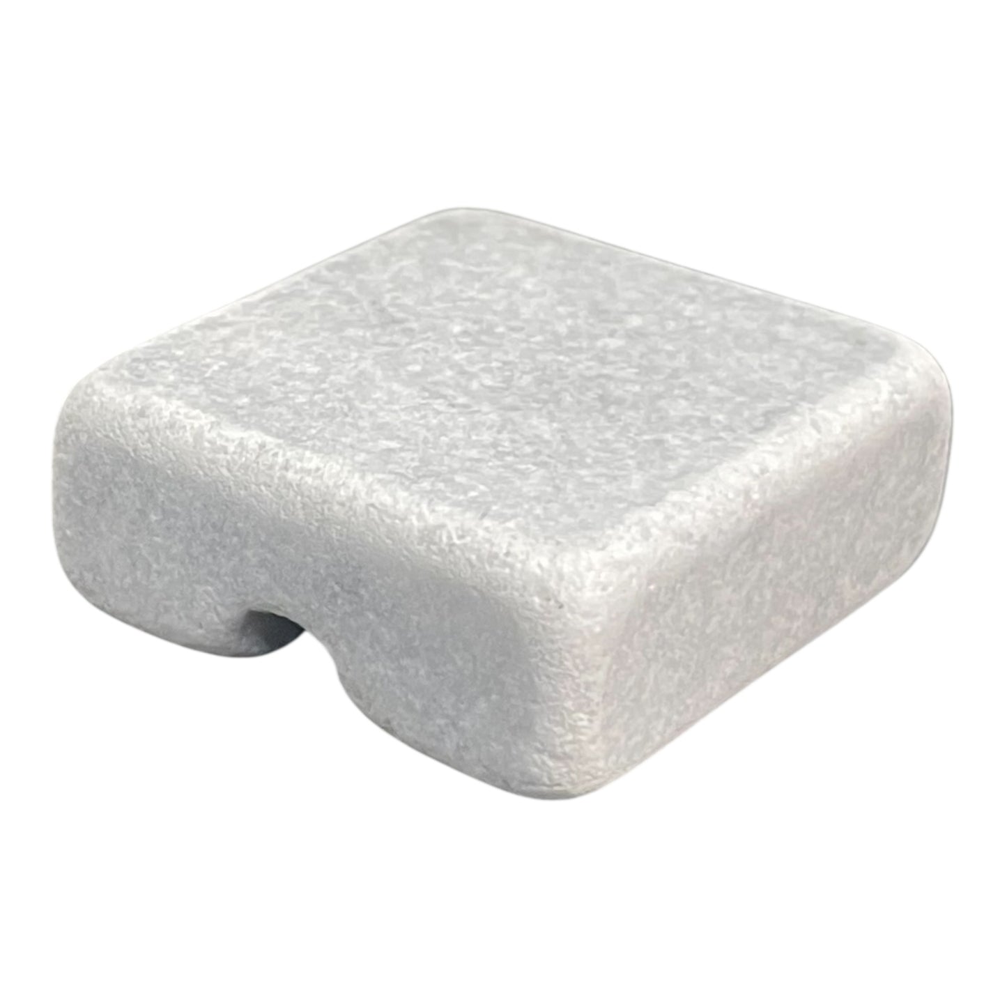 Cord Holder Handmade by Craftsman Stoneworks - Cable Holder - Cable Management Holder - Cable Organizer - Desk Cable Holder - Cable Keeper - Tumbled White Marble, Single