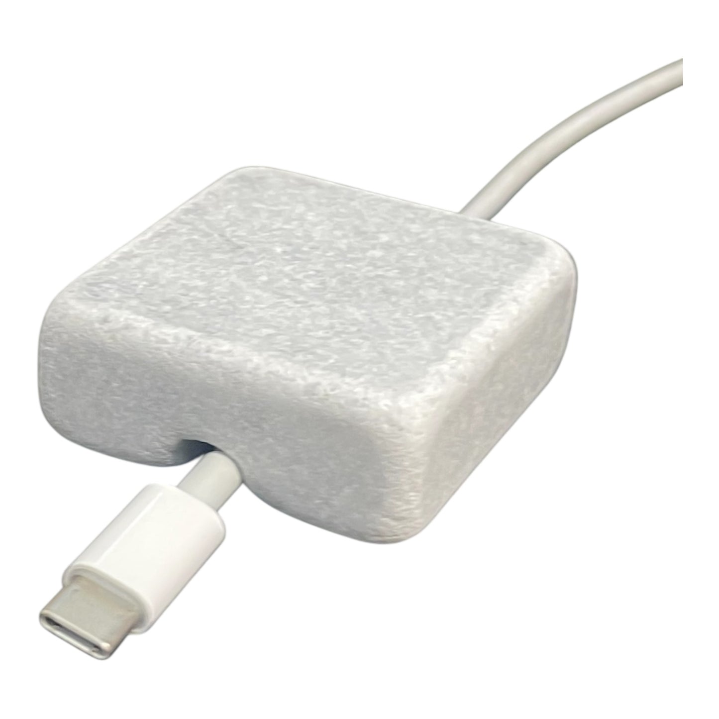 Cord Holder Handmade by Craftsman Stoneworks - Cable Holder - Cable Management Holder - Cable Organizer - Desk Cable Holder - Cable Keeper - Tumbled White Marble, Single