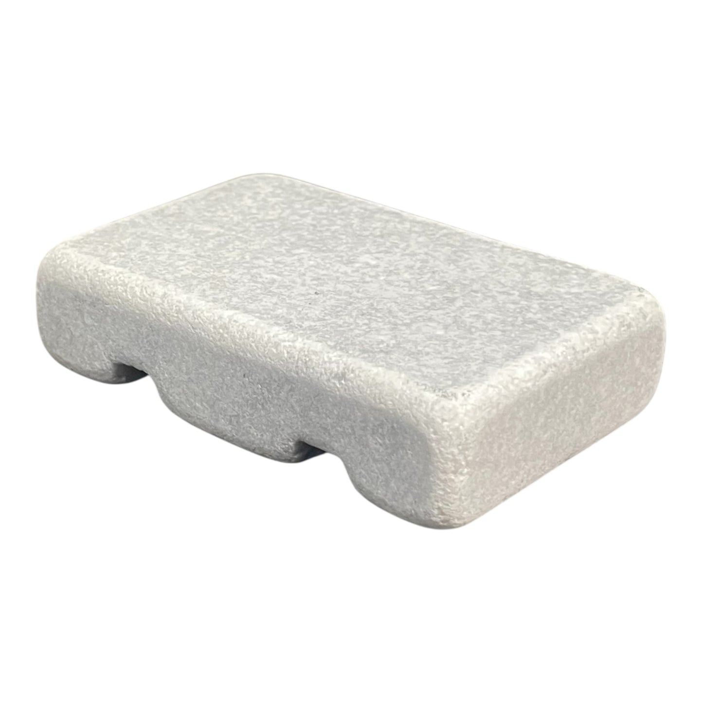 Cord Holder Handmade by Craftsman Stoneworks - Cable Holder - Cable Management Holder - Cable Organizer - Desk Cable Holder - Cable Keeper - Tumbled White Marble, Double