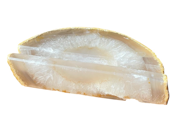 Handcrafted Natural Agate Business Card Holder