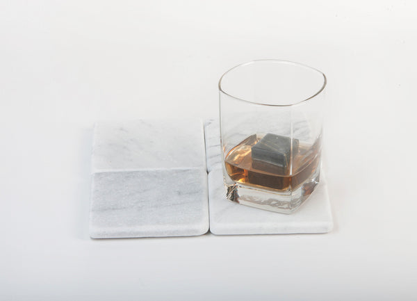 Whiskey Stones Soapstone Rock Ice Cubes - Large Size - Set of 4