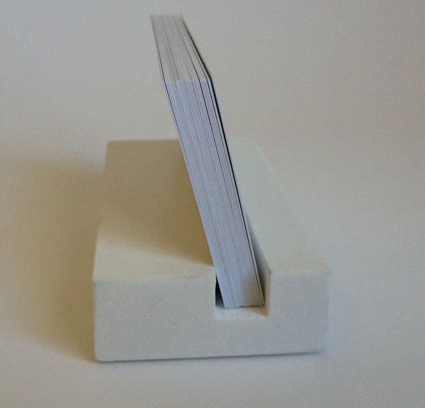 Business Card Holder - White Quartz