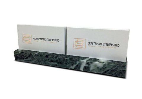 Multiple Business Card Holder - Green Marble