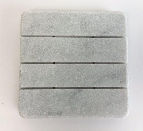 Marble Soap Dish – White Carrara Marble Stone Soap Holder