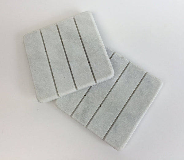 Marble Soap Dish – White Carrara Marble Stone Soap Holder
