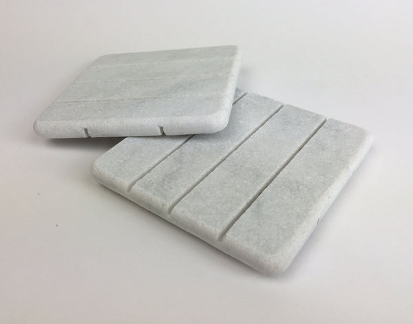 Marble Soap Dish – White Carrara Marble Stone Soap Holder