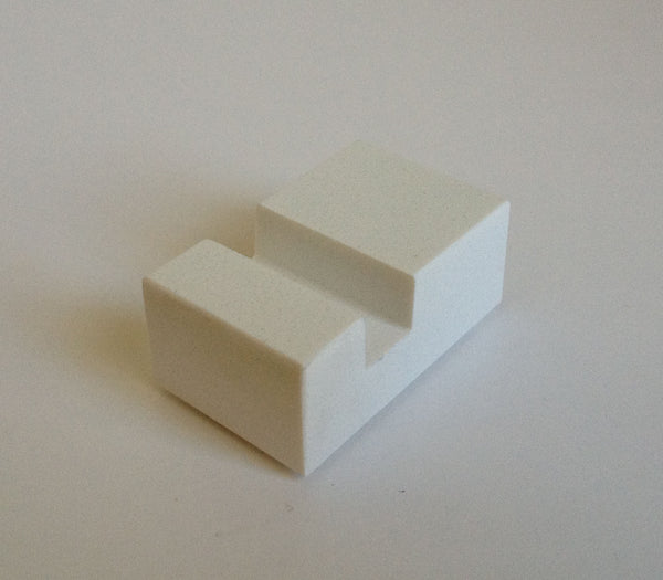 Vertical Business Card Holder - White Quartz